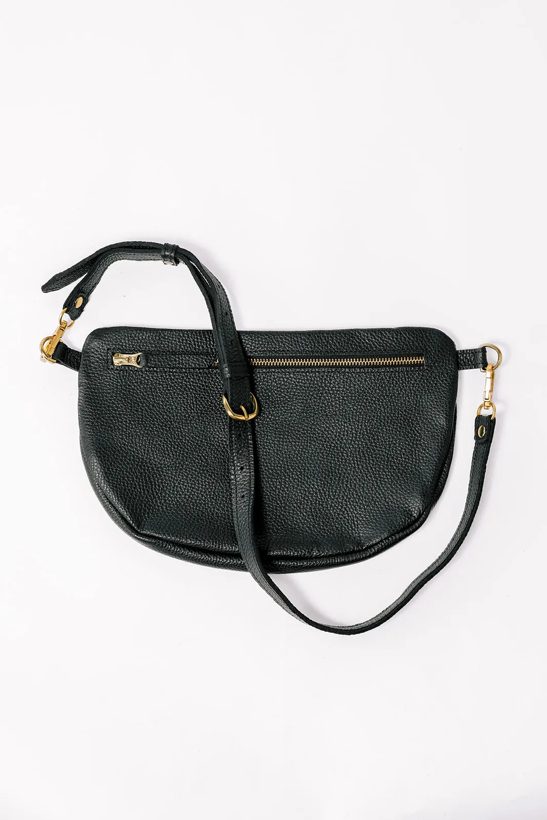The Big Sling Bag, Pebbled Black sold by Abby Alley product image thumbnail 2
