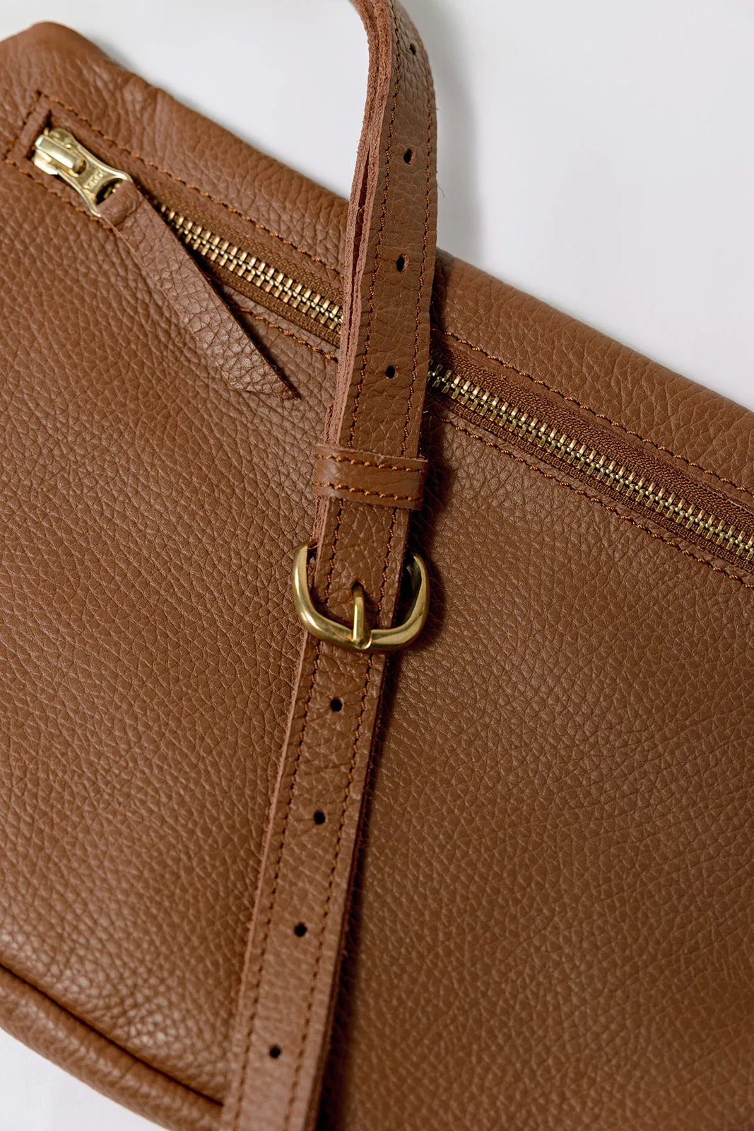 The Big Sling Bag, Cognac sold by Abby Alley product image thumbnail 5