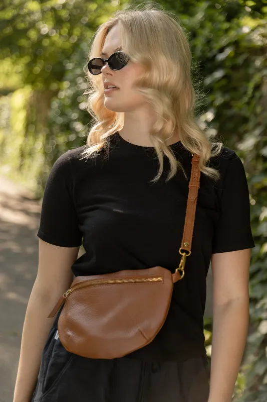 The Midi Sling, Cognac sold by Abby Alley