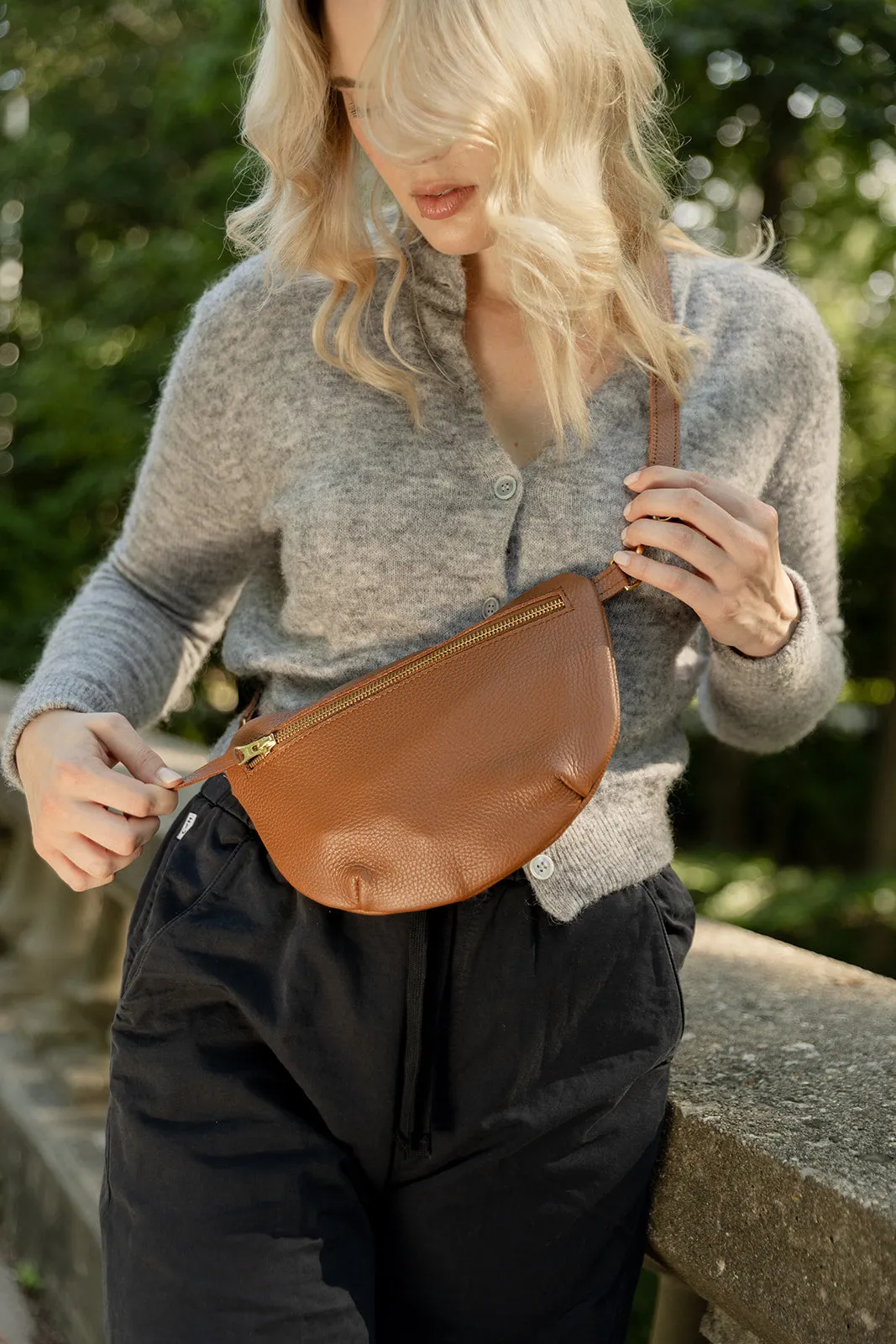 Sling Bag, Cognac sold by Abby Alley product image thumbnail 4