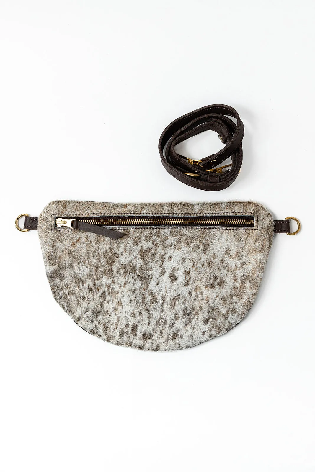 Cow Hair 17: Midi Sling, Mocha sold by Abby Alley