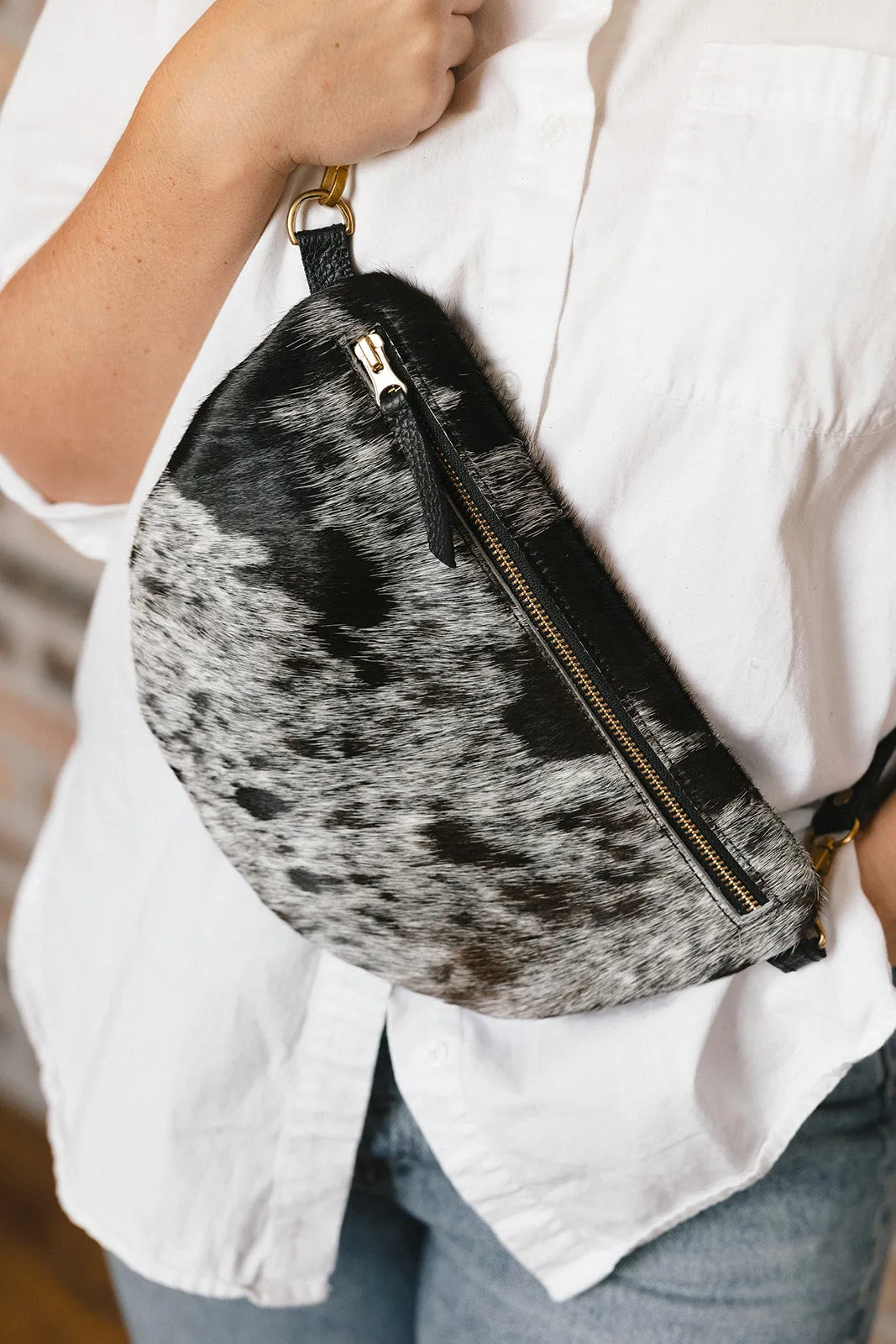 Cow Hair 8: Midi Sling, Pebbled Black sold by Abby Alley product image thumbnail 2