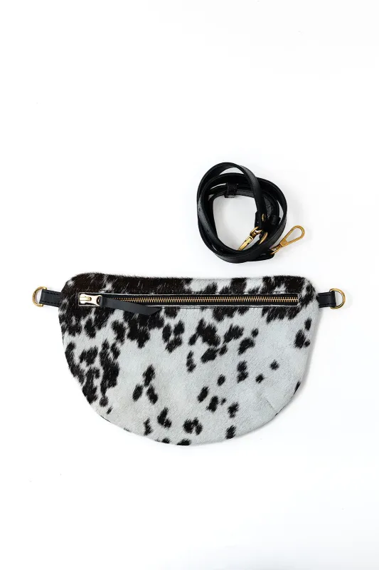 Cow Hair 4: Midi Sling, Black sold by Abby Alley