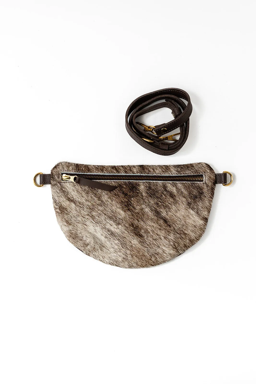 Cow Hair 16: Sling Bag, Mocha sold by Abby Alley