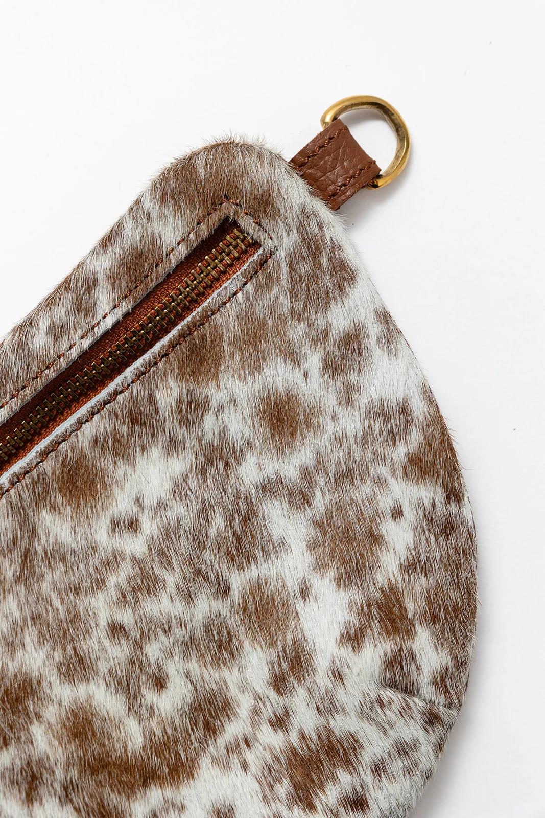 Cow Hair 15: Sling Bag, Pebbled Cognac sold by Abby Alley product image thumbnail 4