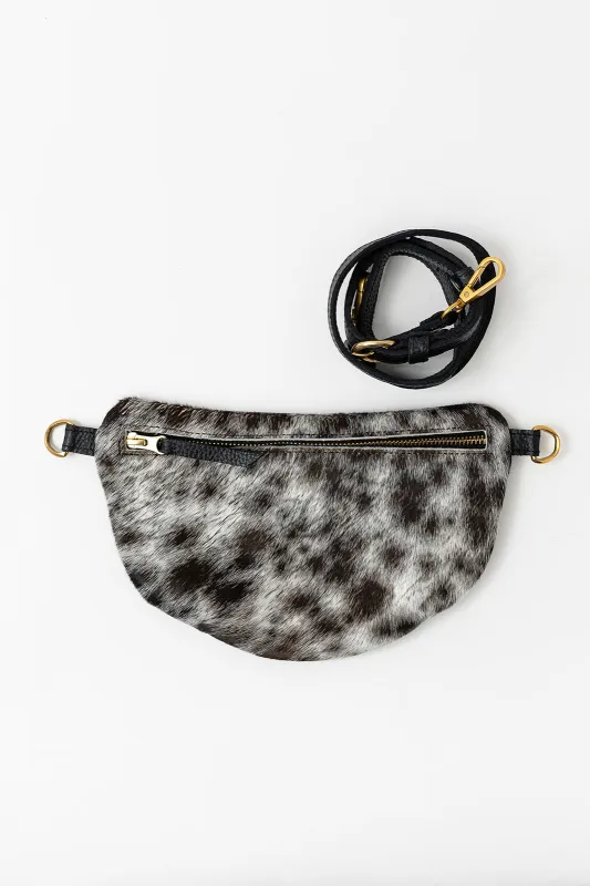 Cow Hair 7: Sling Bag, Pebbled Black sold by Abby Alley