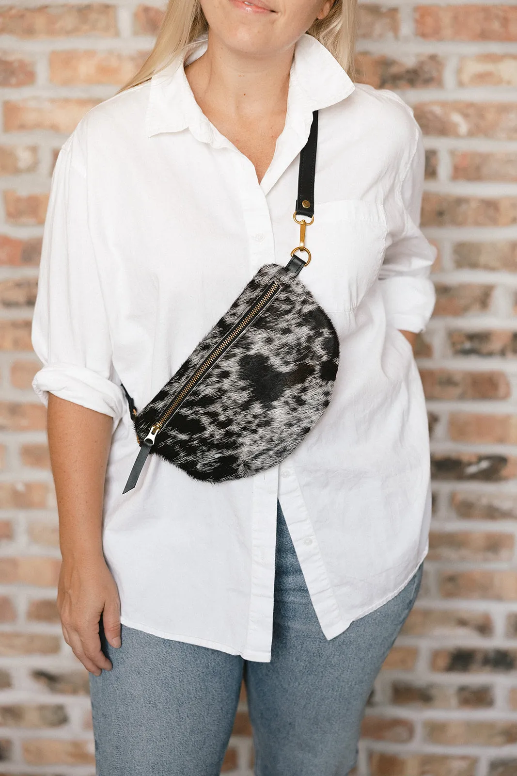 Cow Hair 5: Sling Bag, Black sold by Abby Alley product image thumbnail 2