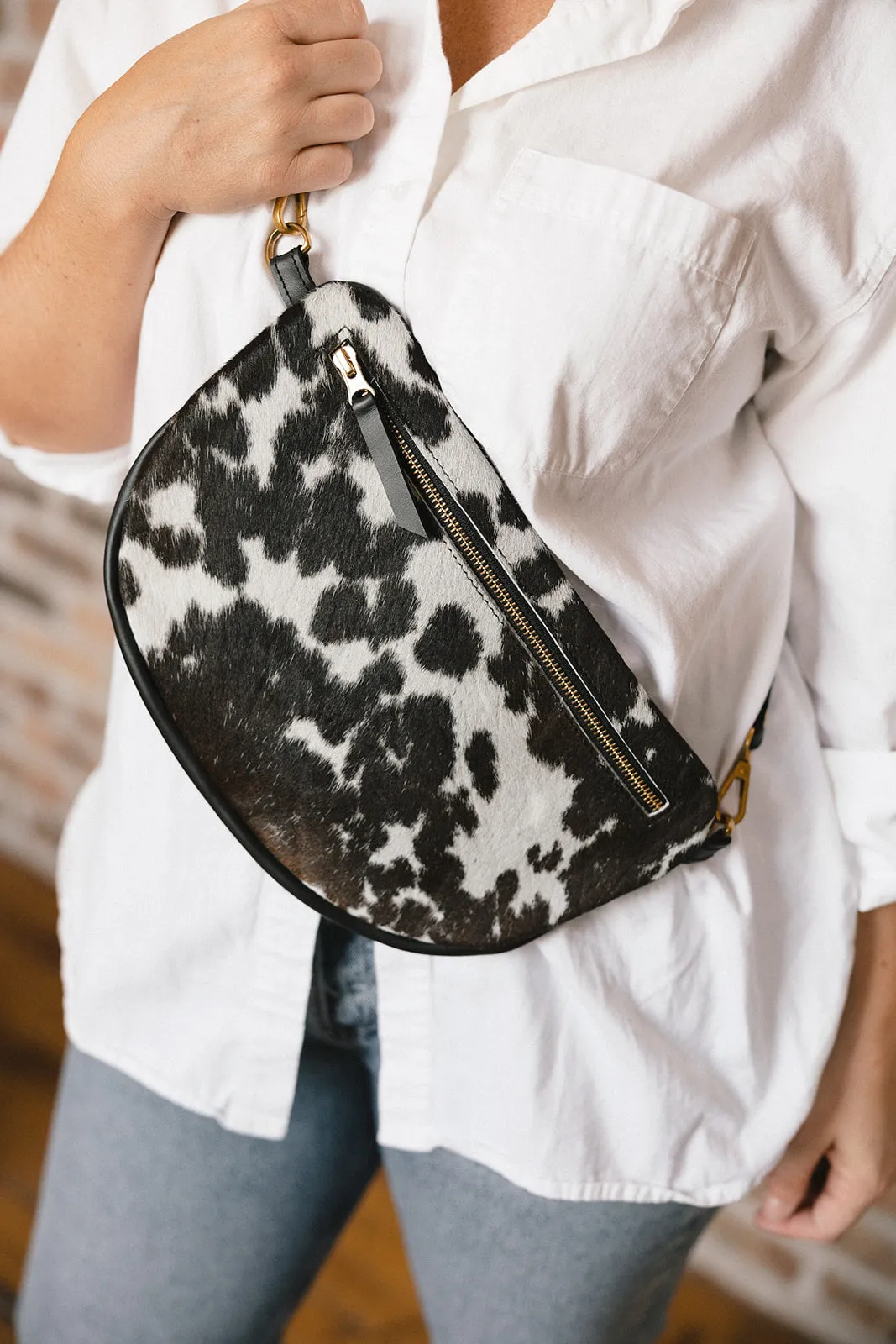Cow Hair 6: The Big Sling, Black sold by Abby Alley product image thumbnail 5