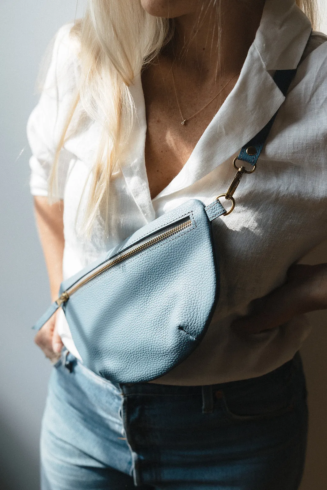 Sling Bag, French Blue sold by Abby Alley product image thumbnail 4