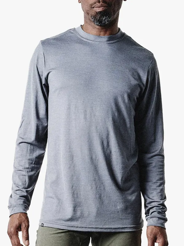 Long Sleeve Crew : Merino Wool made by Mission Workshop