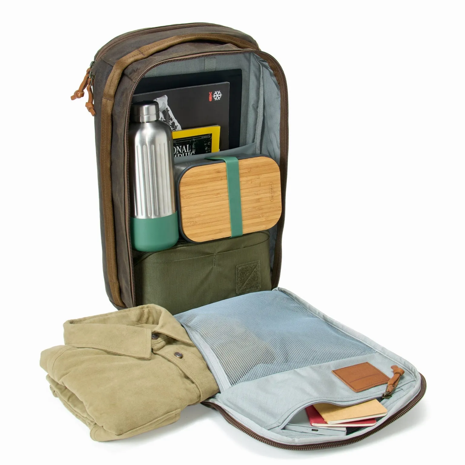 CIVIC Panel Loader 24L - Waxed Canvas sold by Evergoods product image thumbnail 2