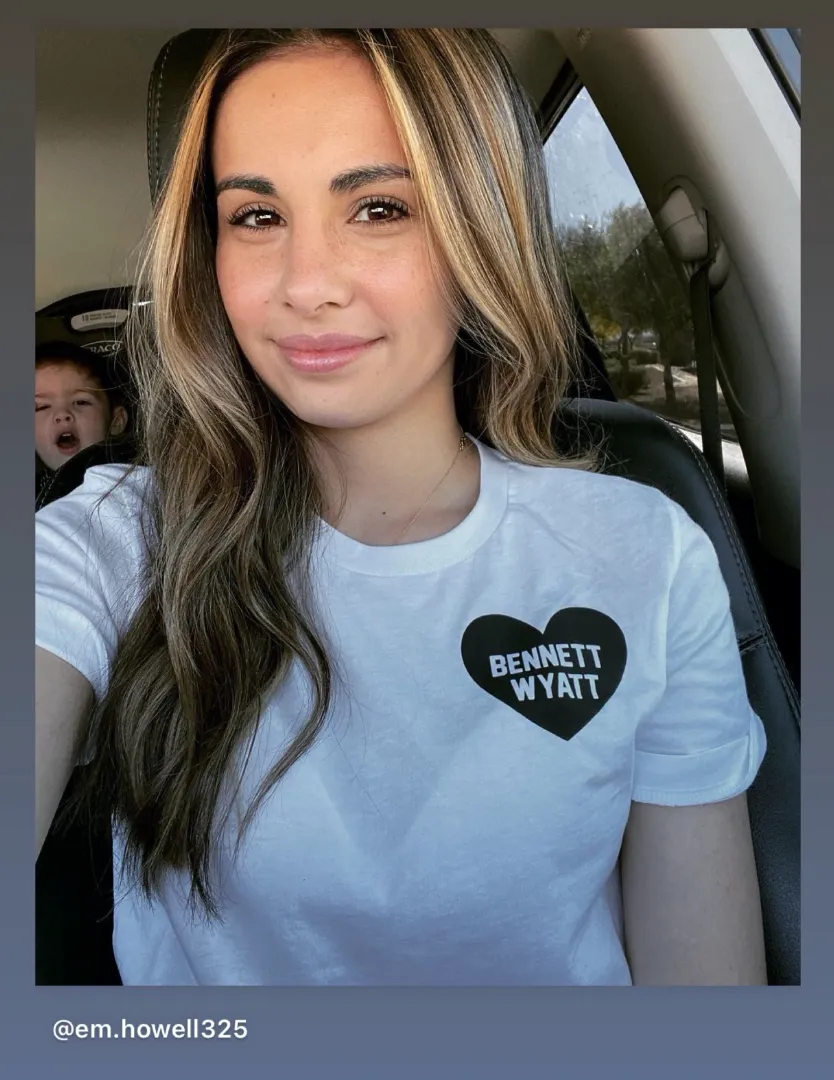 HEART U MOST ♡ white adult tee with black heart sold by BFFS & BABES product image thumbnail 4