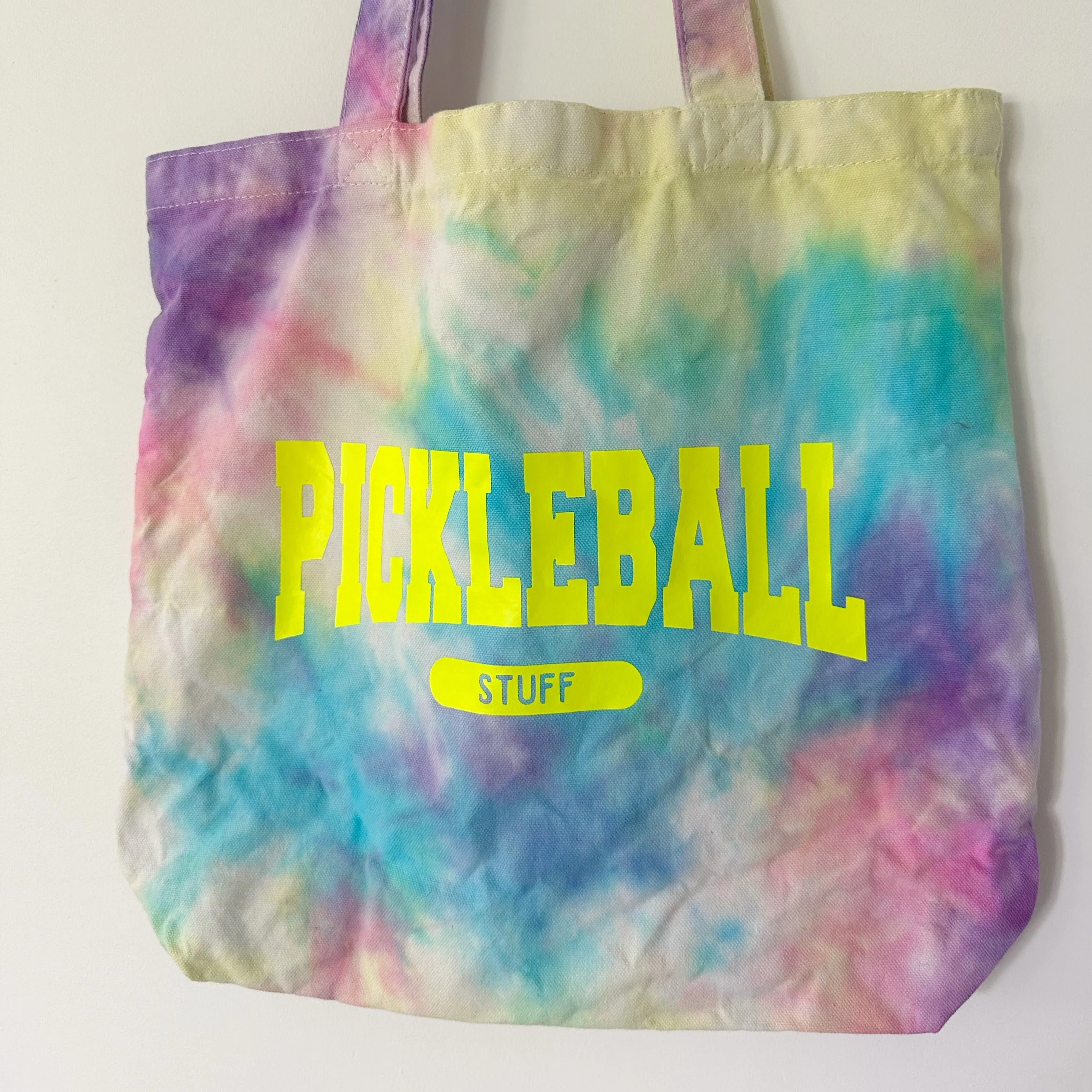 PICKLEBALL TOTE ♡ tie-dye tote bag sold by BFFS & BABES product image thumbnail 2