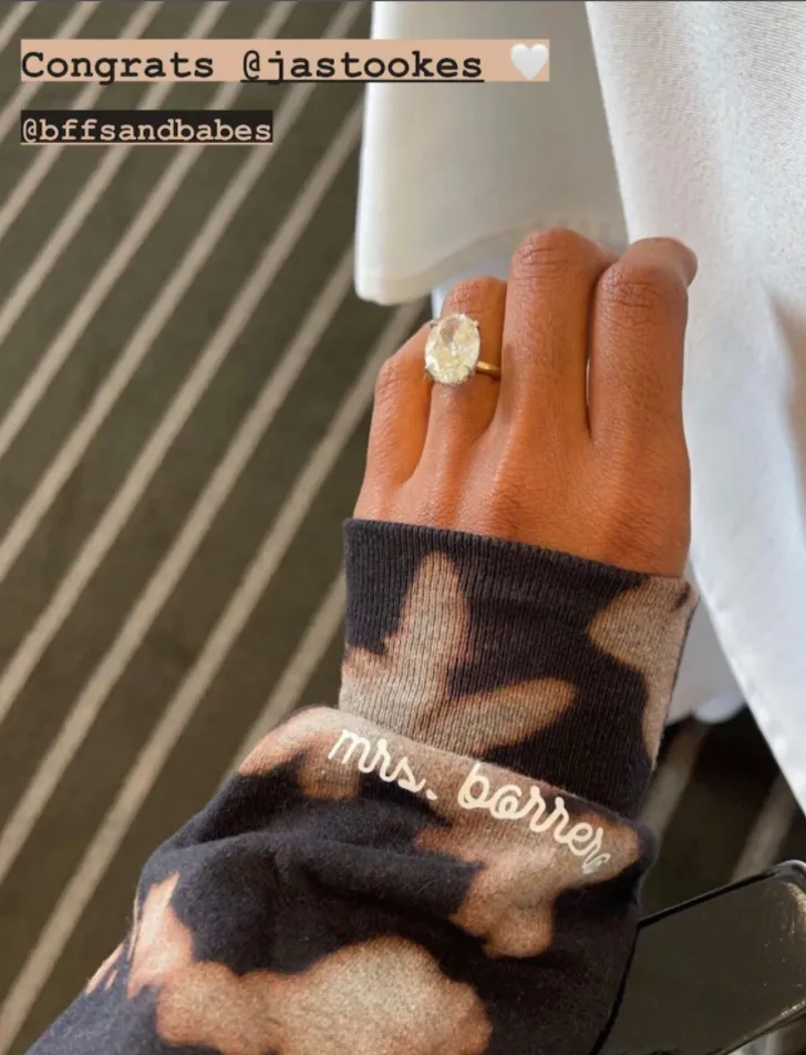FLIP IT ENGAGED AF ♡ custom cuff sweatshirt sold by BFFS & BABES product image thumbnail 2