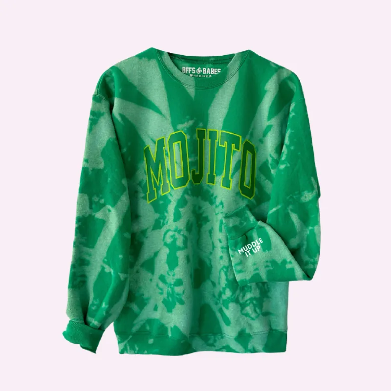 MOJITO ♡ tie-dye sweatshirt with customizable cuff sold by BFFS & BABES