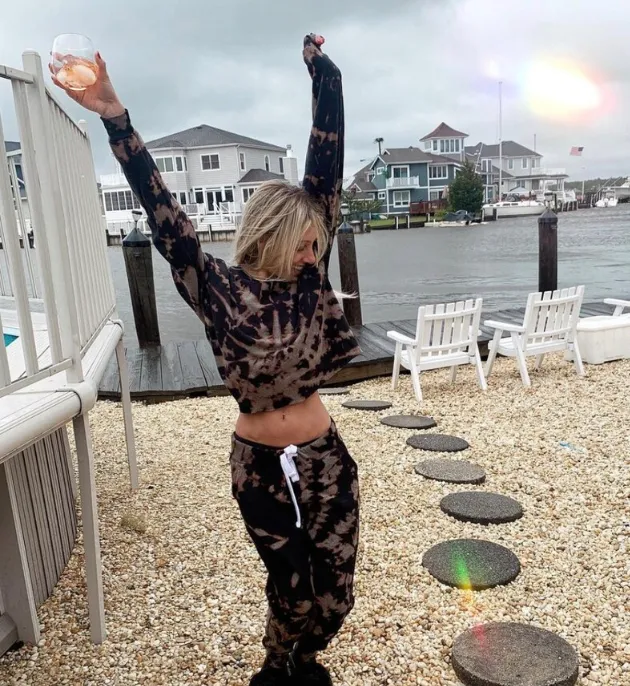 FLIP IT ♡ adult tie-dye joggers sold by BFFS & BABES product image thumbnail 4