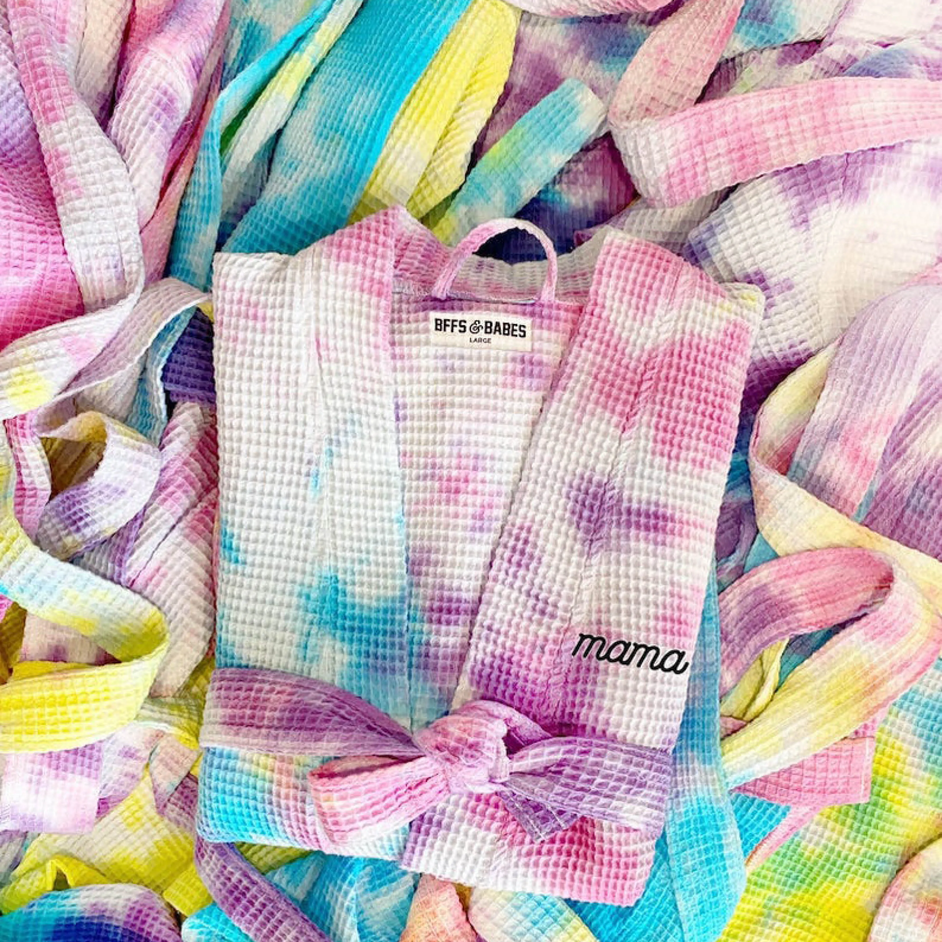 CANDYE CRUSH ♡ embroidered stitch full length robe sold by BFFS & BABES product image thumbnail 5