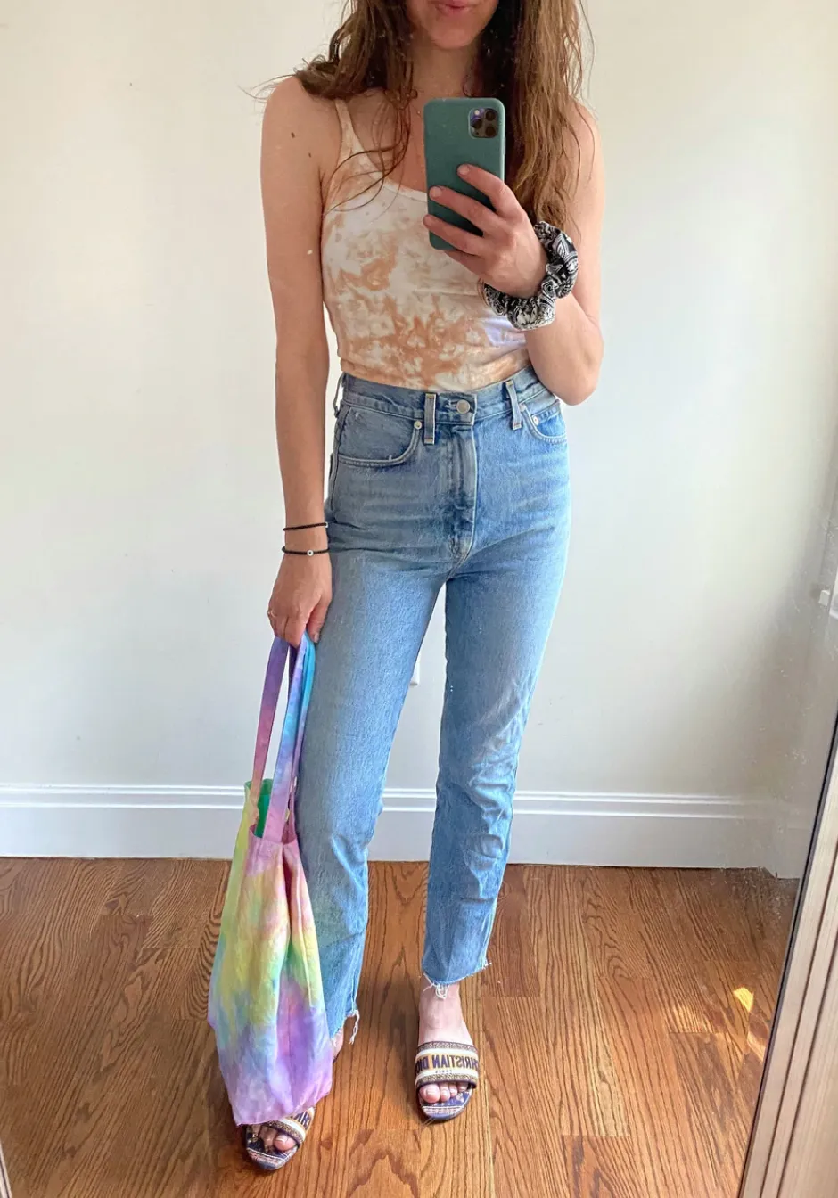 MAMA MULTIE TOTE ♡ tie-dye tote bag with mama print sold by BFFS & BABES product image thumbnail 3