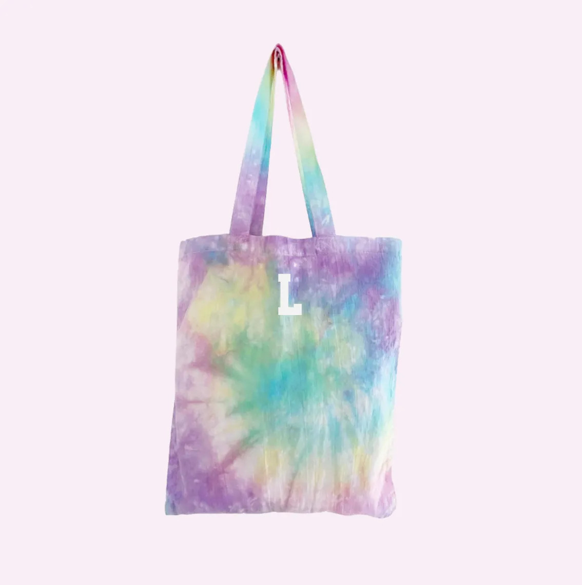 MULTIE TOTE ♡ personalized lightweight tie-dye tote sold by BFFS & BABES