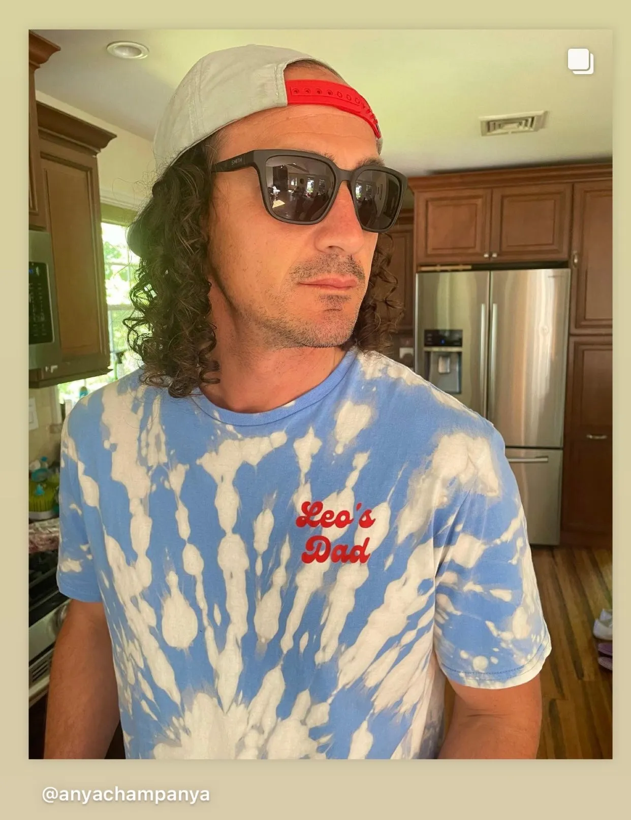 BLUE SWIRL TEE ♡ personalizable tie-dye tee sold by BFFS & BABES product image thumbnail 4