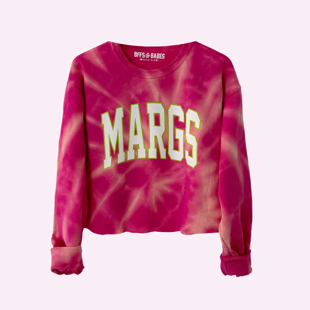 MARGS ♡ tie-dye cropped sweatshirt with customizable cuff sold by BFFS & BABES product image thumbnail 2