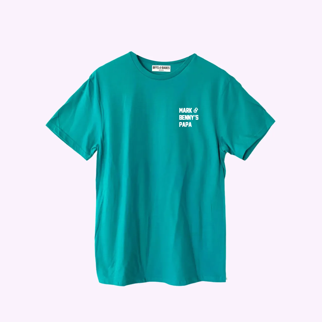 KEEP U CLOSE ♡ teal personalizable t-shirt sold by BFFS & BABES product image thumbnail 4