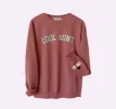 LOVE ON THE CUFF ♡ antique cool aunt sweatshirt with personalized cuff sold by BFFS & BABES