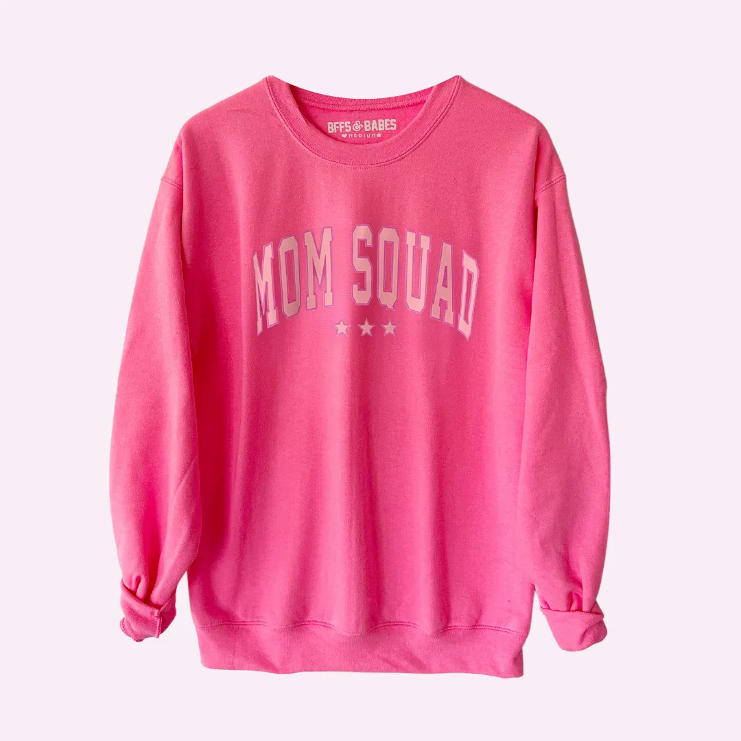 MOM SQUAD ♡ printed sweatshirt sold by BFFS & BABES product image thumbnail 3
