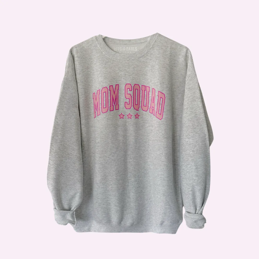 MOM SQUAD ♡ printed sweatshirt sold by BFFS & BABES product image thumbnail 2