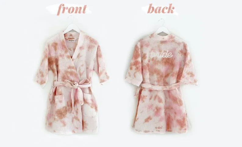 GOTYA BACK ♡ embroidered stitch on back mini robe sold by BFFS & BABES product image thumbnail 5