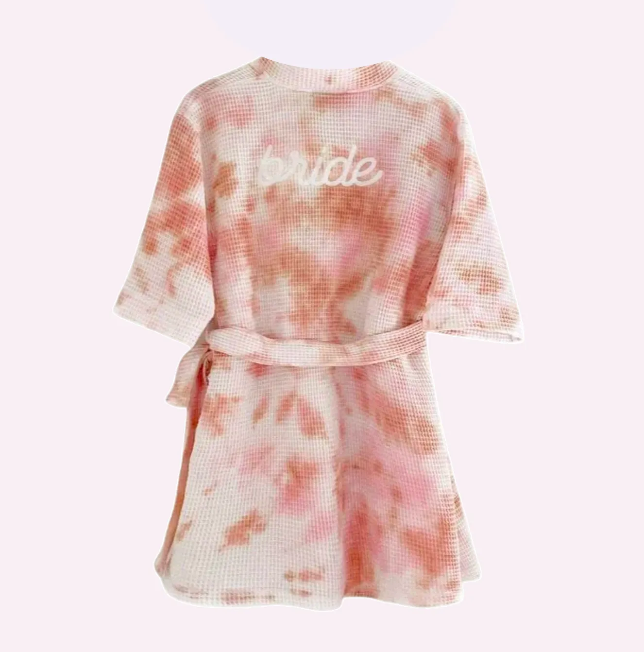 GOTYA BACK ♡ embroidered stitch on back mini robe sold by BFFS & BABES