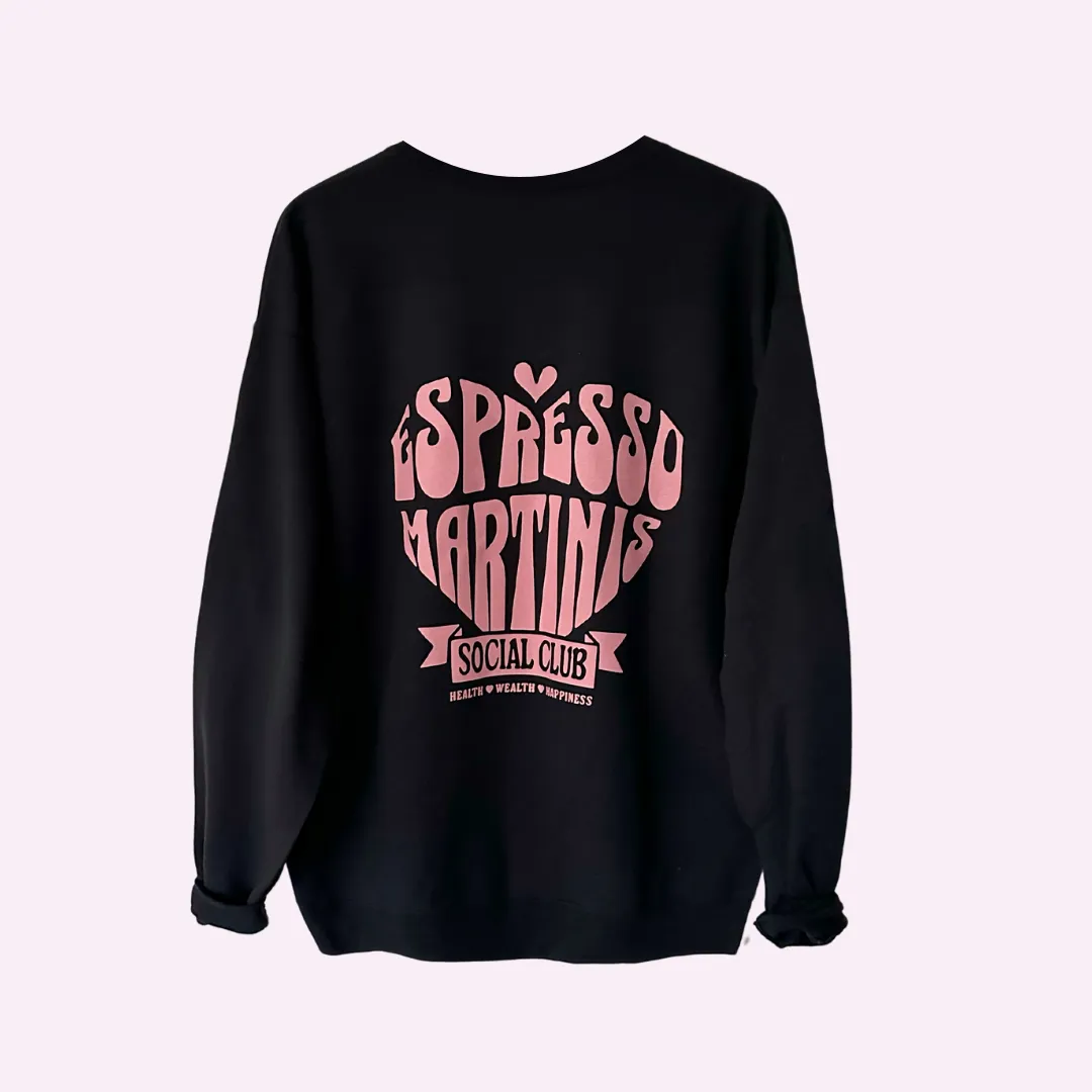 ESPRESSO MARTINIS SOCIAL CLUB ♡ printed sweatshirt sold by BFFS & BABES