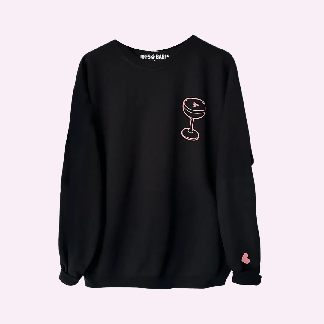 ESPRESSO MARTINIS SOCIAL CLUB ♡ printed sweatshirt sold by BFFS & BABES product image thumbnail 2