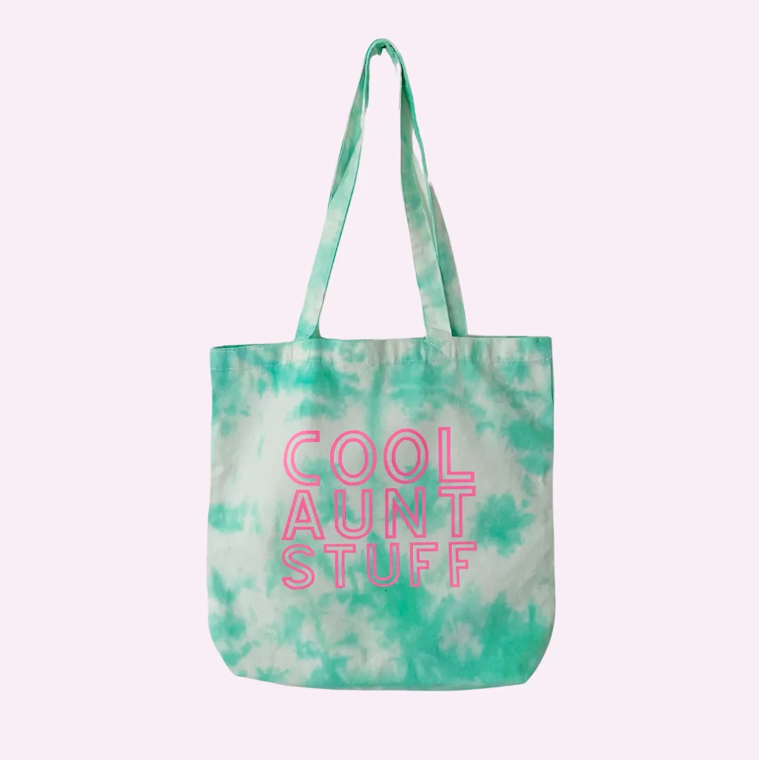 COOL AUNT STUFF ♡ tie-dye tote bag sold by BFFS & BABES