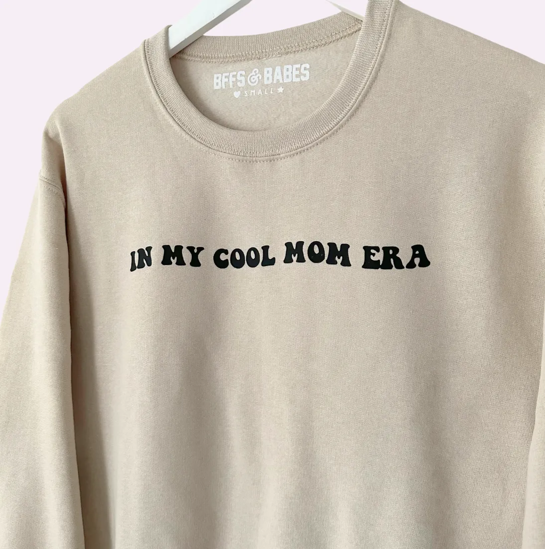 COOL MOM ERA ♡ beige sweatshirt with print sold by BFFS & BABES product image thumbnail 2