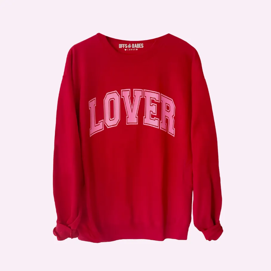 LOVER ♡ adult sweatshirt sold by BFFS & BABES