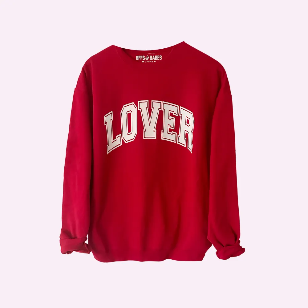 LOVER ♡ adult sweatshirt sold by BFFS & BABES product image thumbnail 3