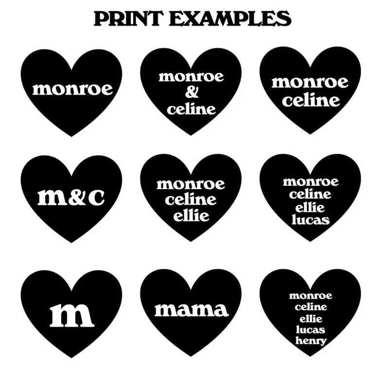 HEART U MOST ♡ red personalizable heart sweatshirt sold by BFFS & BABES product image thumbnail 4