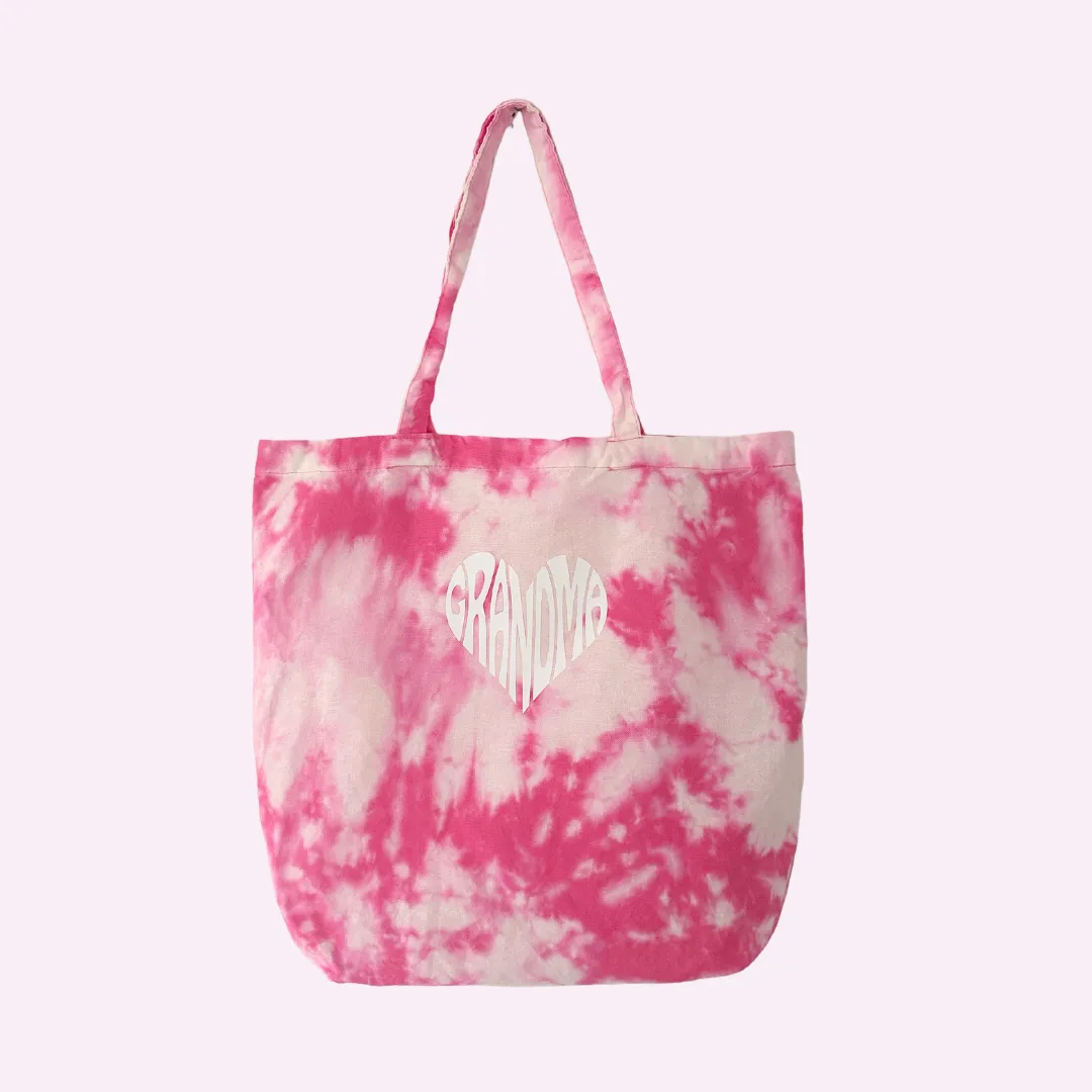 GRANDMA TOTE ♡ lightweight tie-dye tote sold by BFFS & BABES