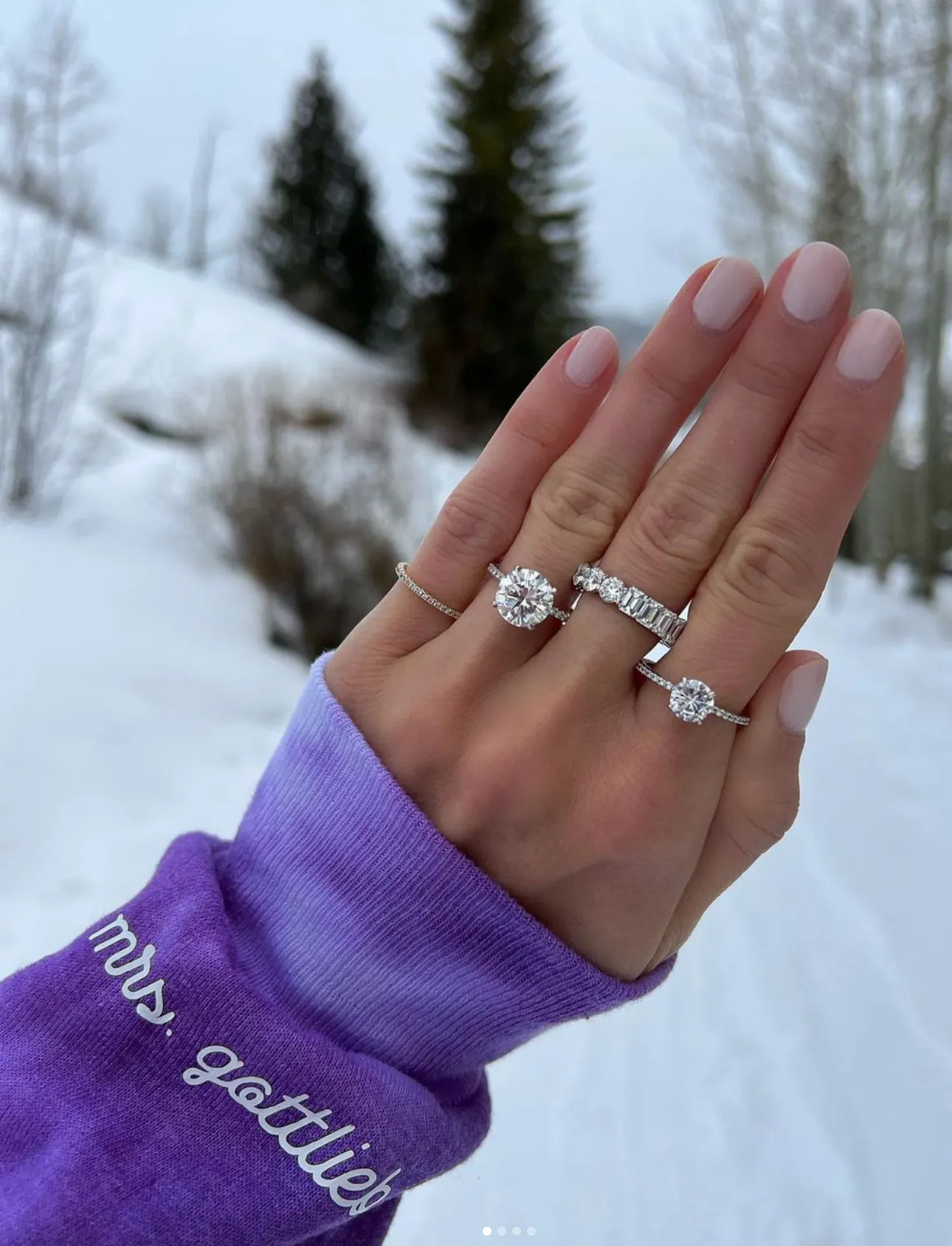 CANDYE CRUSH ENGAGED AF ♡ custom cuff sweatshirt sold by BFFS & BABES product image thumbnail 2