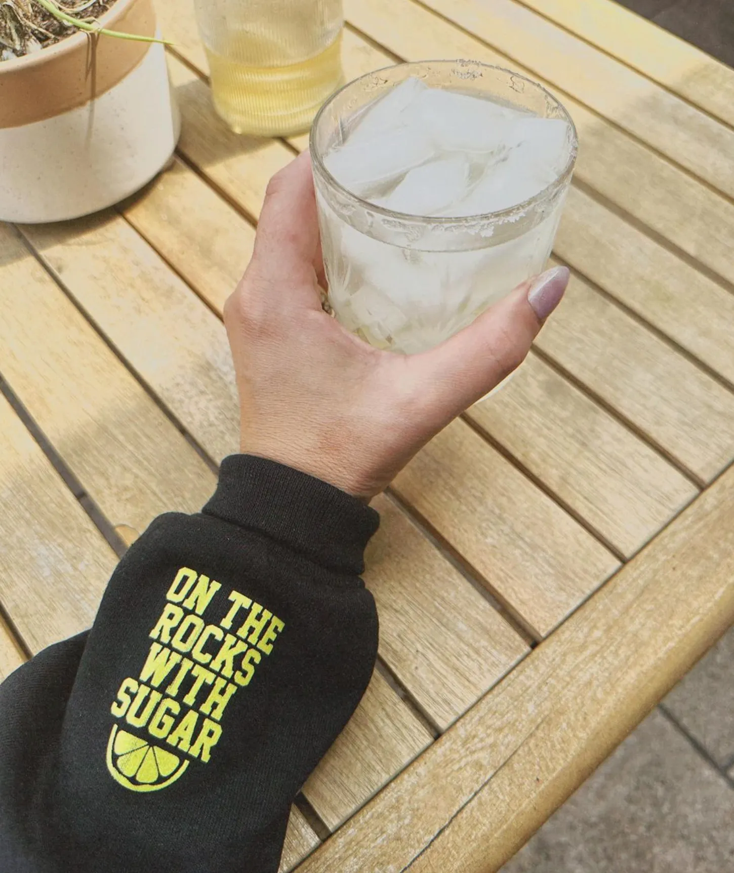 MARGS ♡ black printed sweatshirt ♡ select your cuff sold by BFFS & BABES product image thumbnail 2