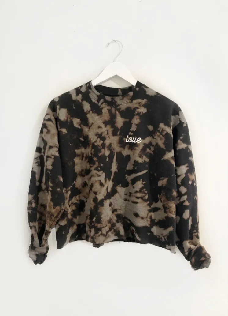 FLIP IT MOVES ♡ cropped adult sweatshirt sold by BFFS & BABES product image thumbnail 3