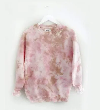 DUSTDYE ROSE STITCH ♡ adult sweatshirt sold by BFFS & BABES product image thumbnail 4