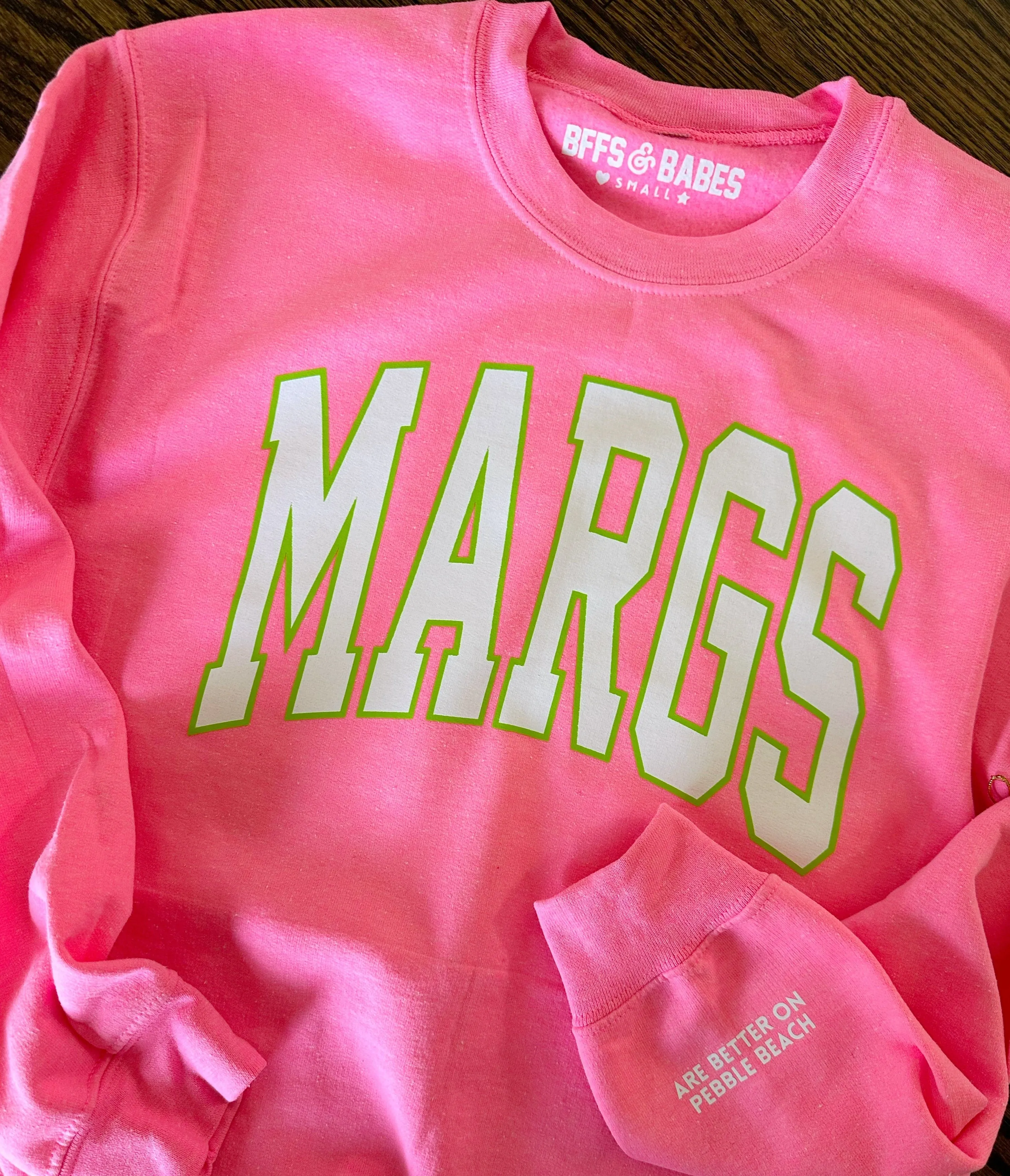 MARGS ♡ sweatshirt with customizable cuff sold by BFFS & BABES product image thumbnail 4