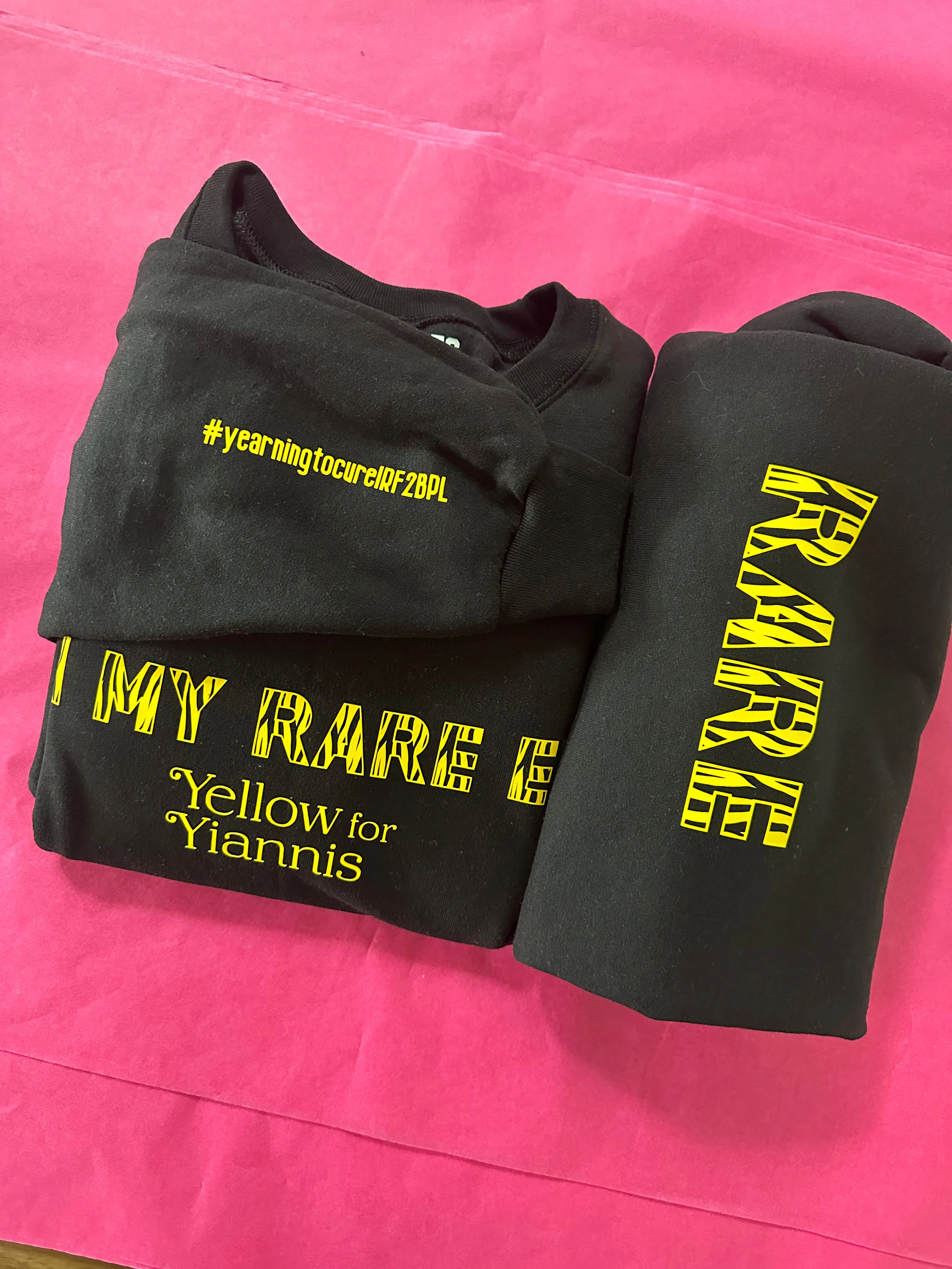 YELLOW FOR YIANNIS ♡ printed sweatpants sold by BFFS & BABES product image thumbnail 2