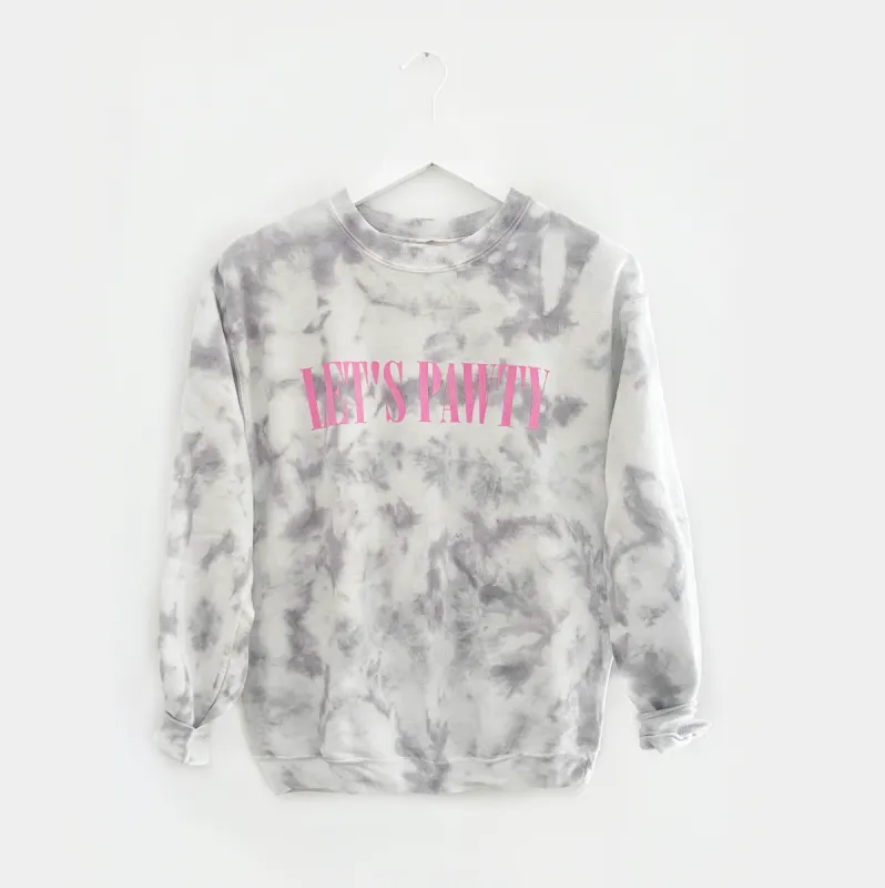 GLOW UP SWEATSHIRT ♡ smoke show tie-dye sweatshirt sold by BFFS & BABES