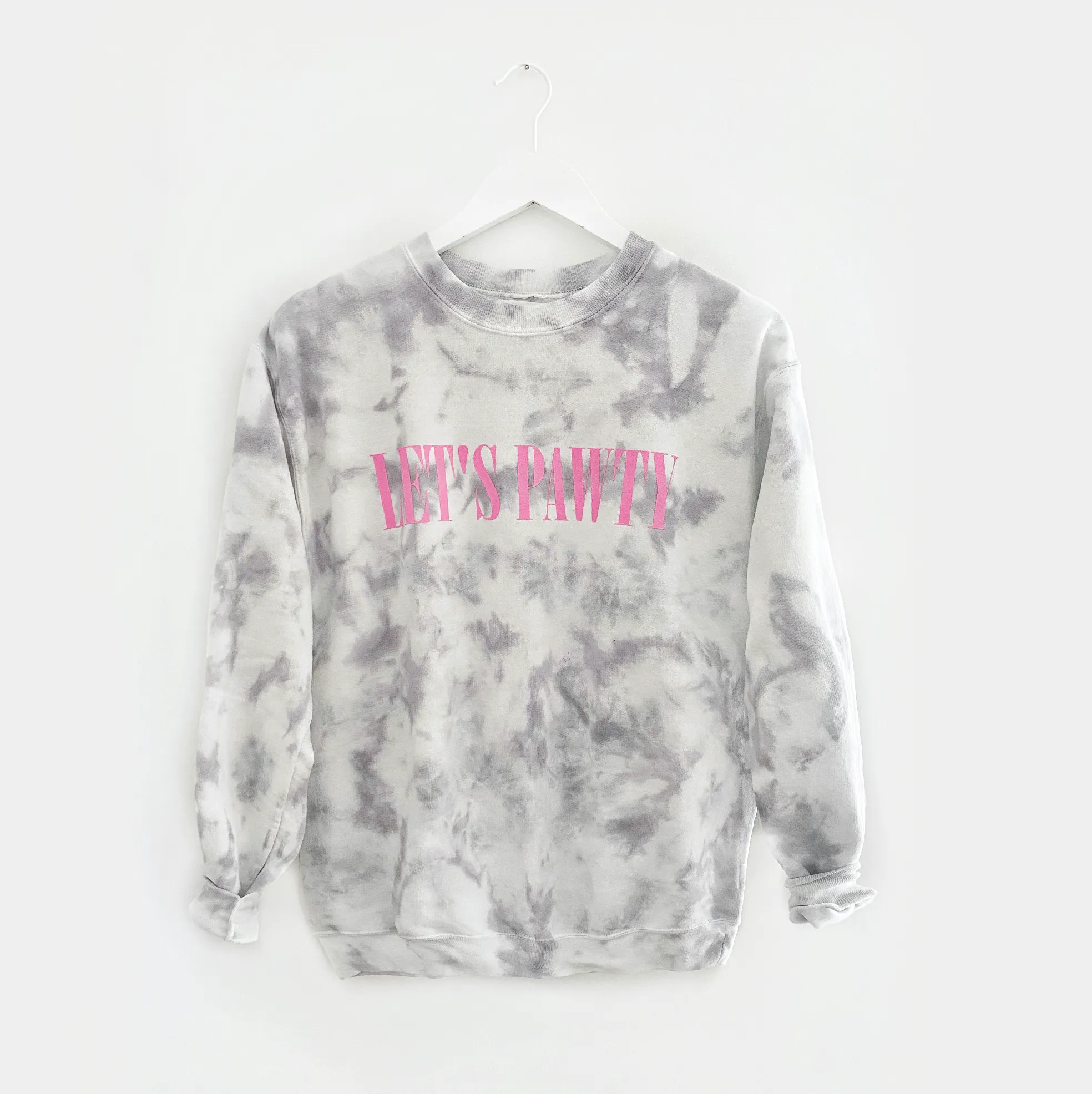 GLOW UP SWEATSHIRT ♡ smoke show tie-dye sweatshirt sold by BFFS & BABES