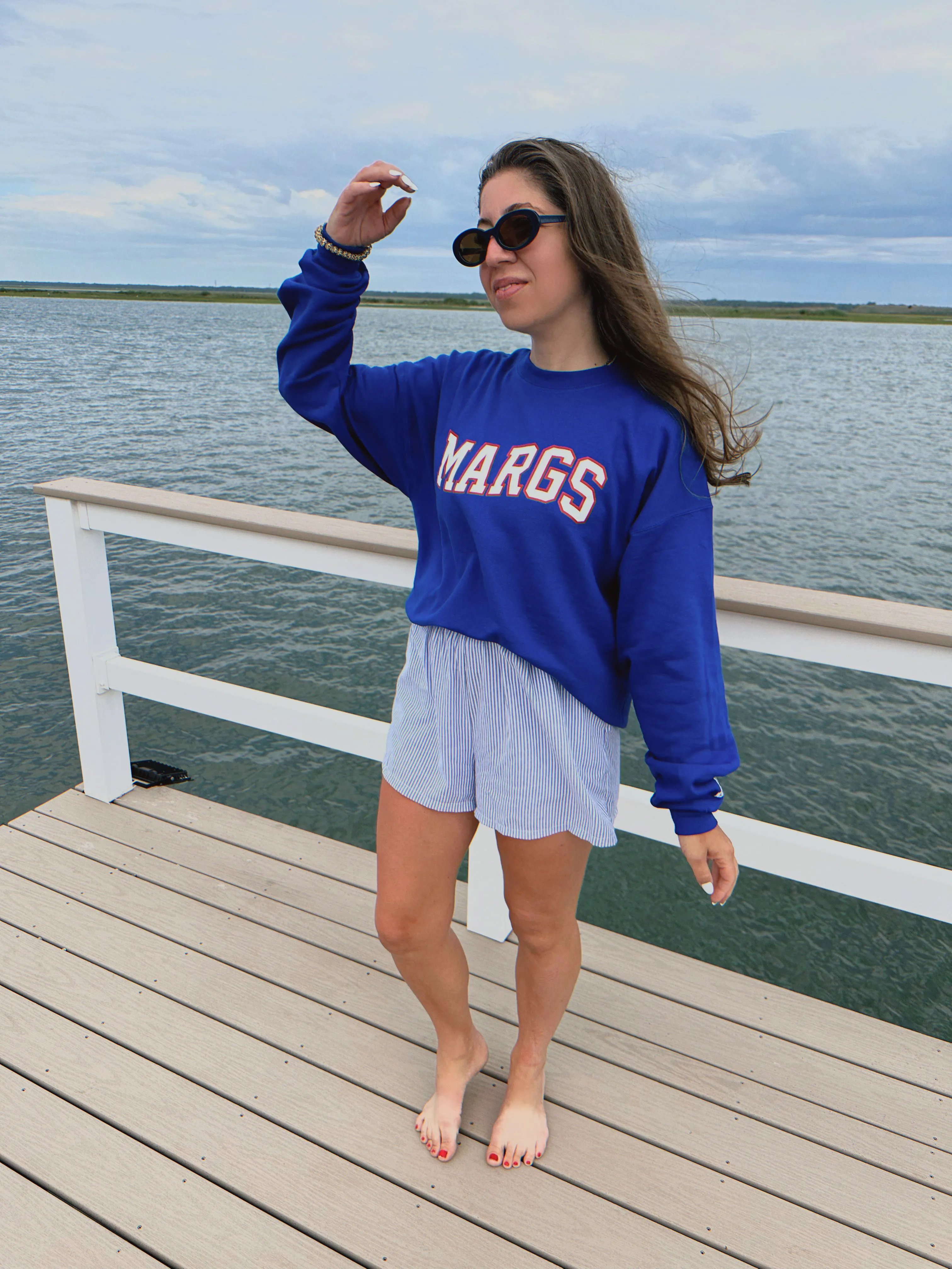 MARGS ♡ patriotic printed sweatshirt ♡ select your cuff sold by BFFS & BABES product image thumbnail 3
