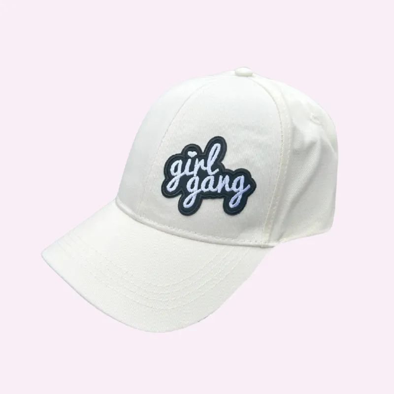 GIRL GANG CAP ♡ patch baseball cap sold by BFFS & BABES