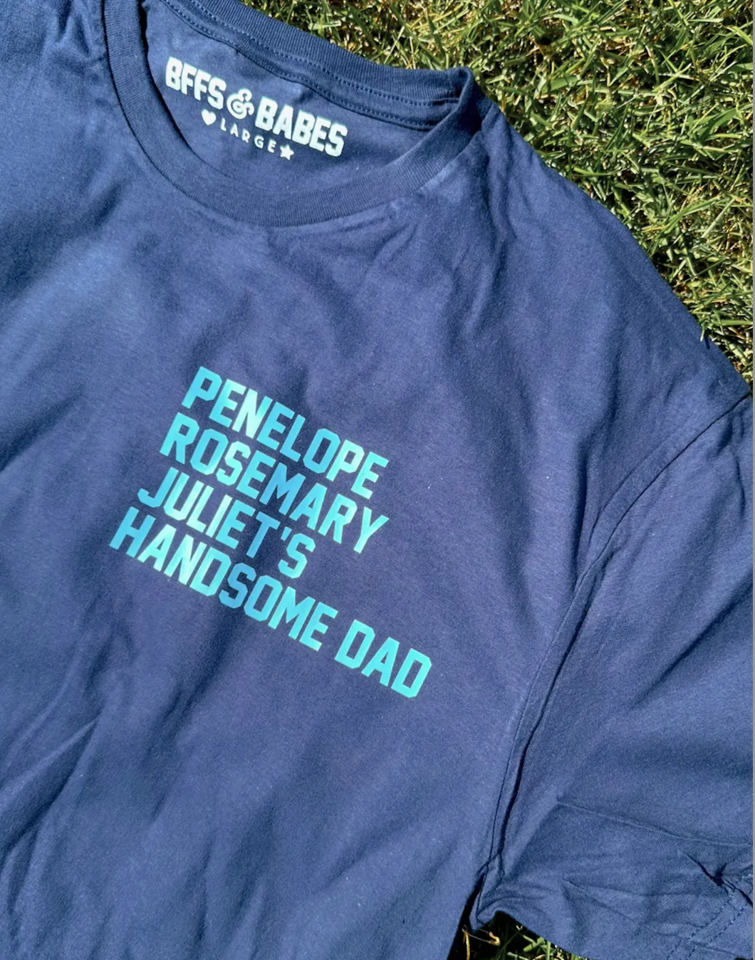 KEEP U CLOSE ♡ personalized t-shirt in navy sold by BFFS & BABES product image thumbnail 2